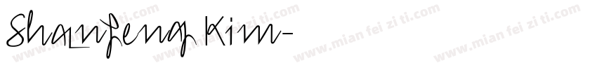 Shanfeng Kim字体转换